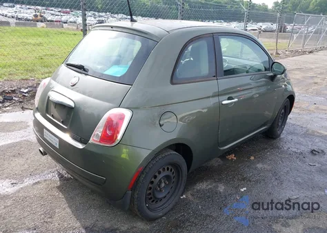 2012 Fiat 500 Pop из США, поврежденный, VIN 3C3CFFAR7CT280782